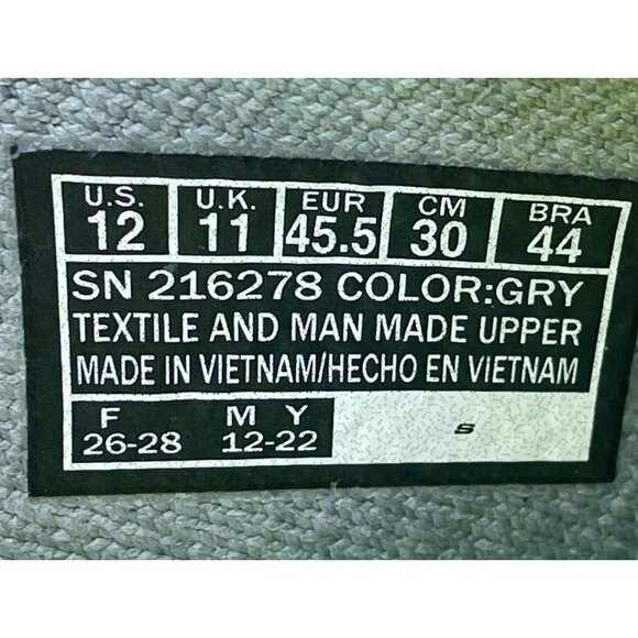 Skechers Men’s Gray Air-Cooled Memory Foam Slip-Ins Walk Sneakers Size 12 - Picture 5 of 9